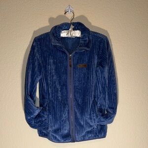 Columbia Blue/Purple Soft Sherpa Jacket